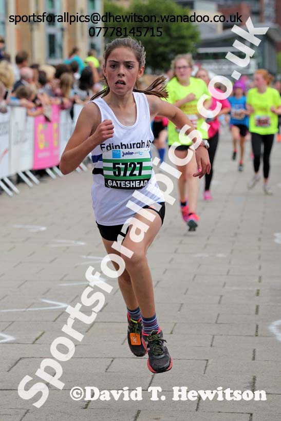 Girls BUPA Junior Great North Run. Photo: David T. Hewitson/Sports for All Pics